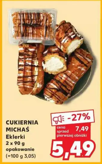 Kaufland CUKIERNIA MICHAS Eklerki 2 x 90 g oferta