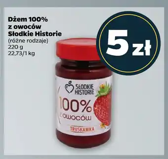 Netto Dżem 100% z owoców Słodkie Historie oferta