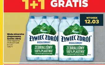 Netto Woda mineralna niegazowana Żywiec Zdrój oferta