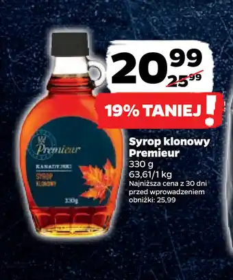 Netto Syrop klonowy Premieur oferta