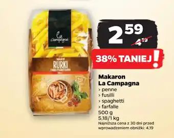 Netto Makaron La Campagna oferta