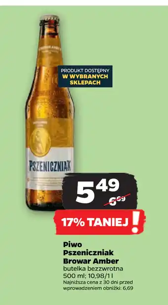 Netto Piwo Pszeniczniak Browar Amber oferta