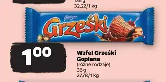 Netto Wafel Grześki Goplana oferta