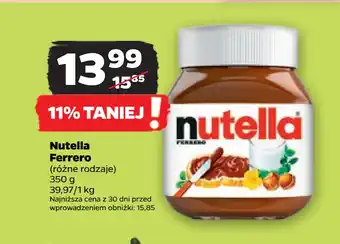 Netto Nutella Ferrero oferta
