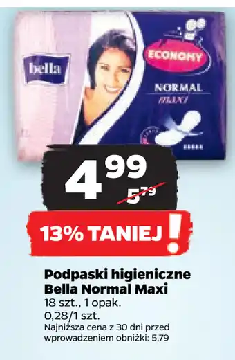 Netto Podpaski higieniczne Bella Normal Maxi oferta