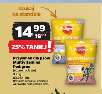 Netto Przysmak dla psów Multivitamins Pedigree oferta
