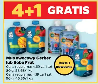 Netto Mus owocowy Gerber lub Bobo Frut oferta
