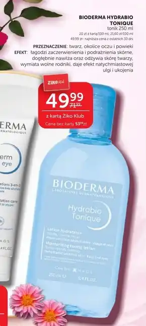 Ziko Dermo Tonik do twarzy Bioderma oferta
