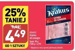 ALDI Krakus Szynka od szwagra 90 g oferta