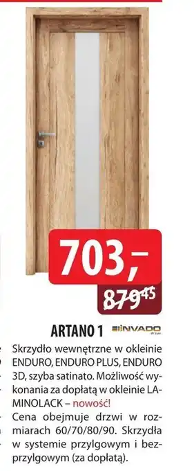 DDD Drzwi wewnętrzne MINVADO oferta