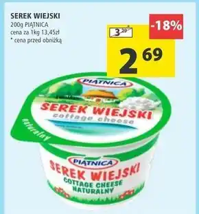 Arhelan Piątnica Serek wiejski naturalny 200 g oferta