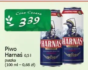 Cezar Delikatesy Harnaś Piwo jasne pełne 500 ml oferta