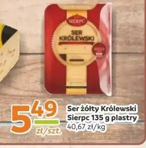 Społem Sierpc Ser królewski plastry 135 g oferta