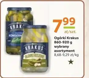 Społem Krakus Ogórki konserwowe 920 g oferta