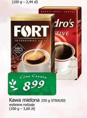 Cezar Delikatesy Fort Kawa palona mielona 250 g oferta