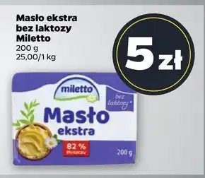 Netto Masło bez laktozy Miletto oferta
