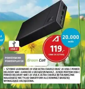 Alsen Powerbank Green Cell oferta