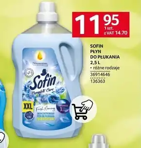 Selgros Sofin Complete Care Fresh Morning Skoncentrowany płyn do płukania 2,5 l (100 prań) oferta