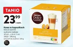 Intermarche Nescafé Dolce Gusto Latte Macchiato Kawa w kapsułkach 183,2 g (8 x 17,4 g i 8 x 5,5 g) oferta