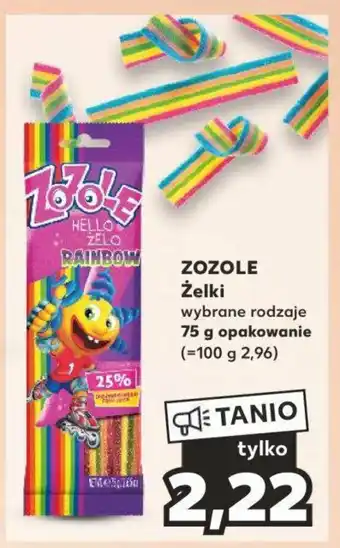 Kaufland ZOZOLE Żelki 75g oferta
