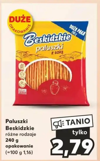Kaufland Paluszki Beskidzkie 240 g oferta