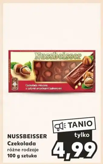 Kaufland NUSSBEISSER Czekolada różne rodzaje 100 g oferta