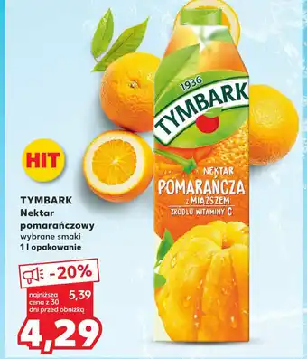 Kaufland TYMBARK Nektar pomarańczowy 1l oferta