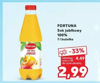 Kaufland FORTUNA Sok jabłkowy 100% 1l oferta