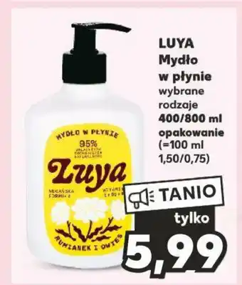 Kaufland LUYA Mydło w płynie 400/800 ml oferta