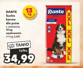 Kaufland DANTE Sucha karma dla psów 13kg oferta