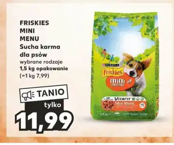 Kaufland FRISKIES MINI MENU Sucha karma dla psów 1,5kg oferta