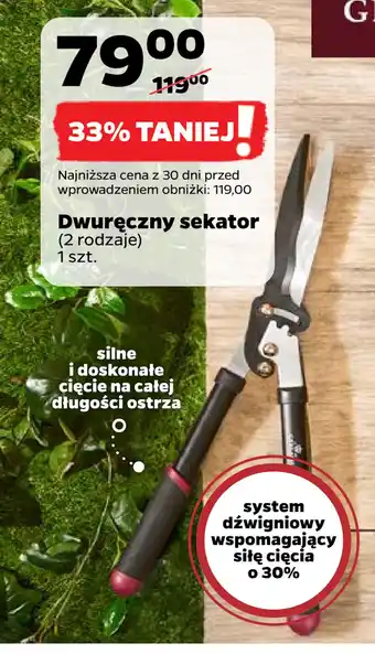 Dwuręczny sekator