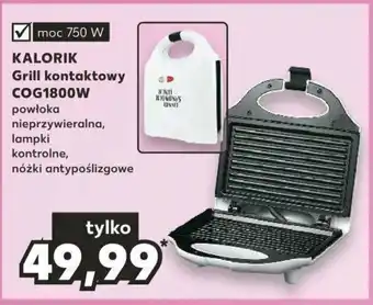 Kaufland KALORIK Grill kontaktowy COG1800W oferta