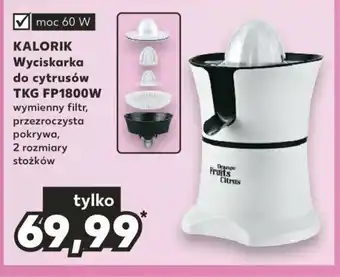 Kaufland KALORIK Wyciskarka do cytrusów TKG FP1800W oferta