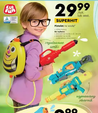 Biedronka Pistolet na wodę oferta