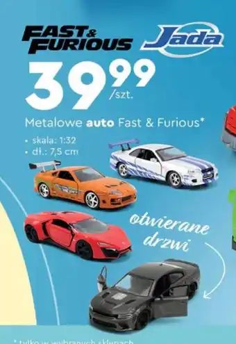 Biedronka Metalowe auto Fast & Furious oferta