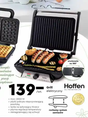 Biedronka Hoffen Grill elektryczny oferta