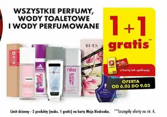 Biedronka WSZYSTKIE PERFUMY, WODY TOALETOWE I WODY PERFUMOWANE oferta