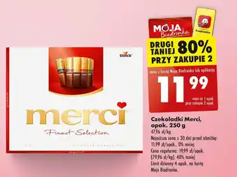Biedronka Czekoladki Merci, opak. 250 g oferta