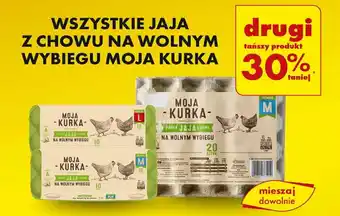 Biedronka WSZYSTKIE JAJA Z CHOWU NA WOLNYM WYBIEGU MOJA KURKA oferta