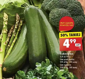 Biedronka Cukinia luz 1 kg oferta