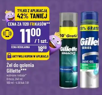 Polomarket Żel do golenia Gillette Orbico 240 ml oferta