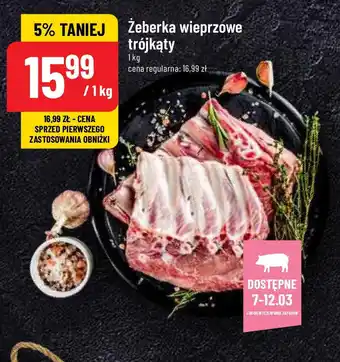 Polomarket Żeberka wieprzowe trójkąty 1kg oferta