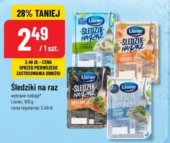 Polomarket Śledziki na raz Lisner 100 g oferta