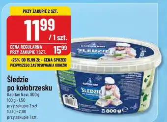 Polomarket Śledzie po kołobrzesku Kapitan Navi 800 g oferta