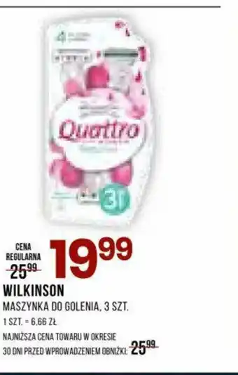 Drogerie Natura WILKINSON MASZYNKA DO GOLENIA, 3 SZT. oferta