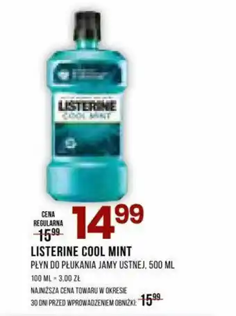 Drogerie Natura LISTERINE COOL MINT PŁYN DO PŁUKANIA JAMY USTNEJ, 500 ML oferta