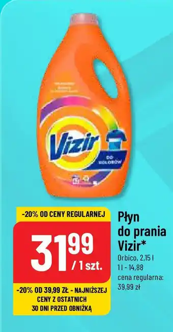 Polomarket Płyn do prania Vizir Orbico, 2,15l oferta