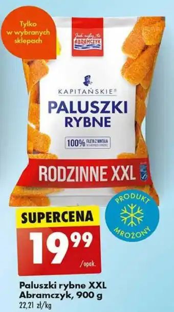 Biedronka Paluszki rybne XXL Abramczyk, 900 g oferta