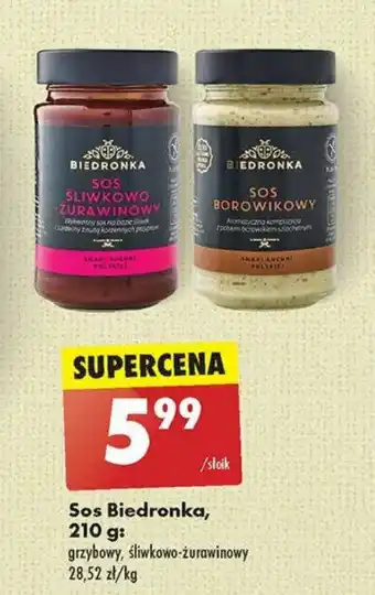 Biedronka Sos Biedronka, 210g oferta